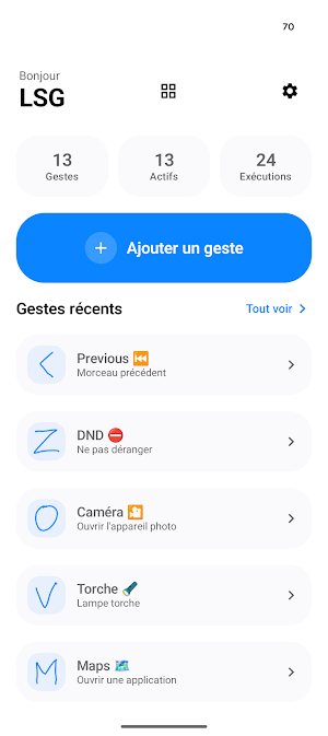 LSG Gestures Screenshot 3