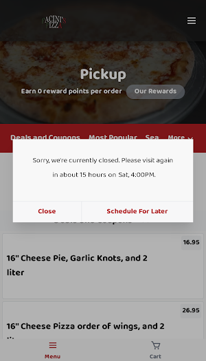 Pacini Pizza Screenshot 1