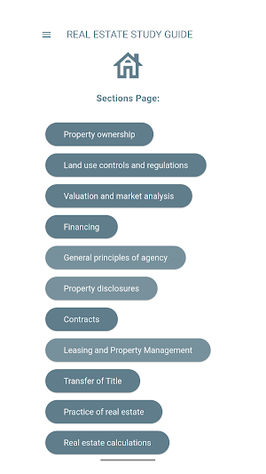 Real Estate Exam Study Guide Screenshot 0
