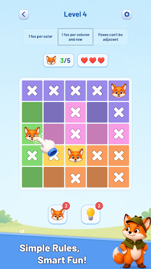 Foxdoku: Logic Puzzle Game Screenshot 1