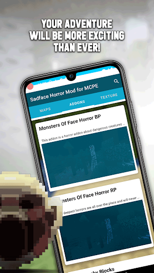 Sadface Horror Mod for MCPE Screenshot 2