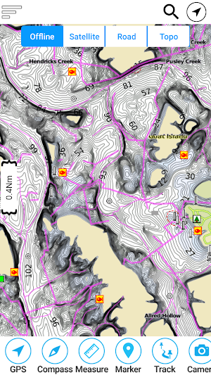 Dale Hollow RSVR TN GPS Charts Screenshot 0