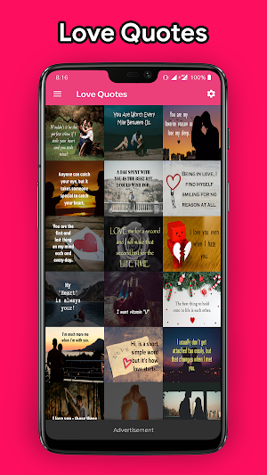 Romantic Love Quotes & Images Screenshot 0