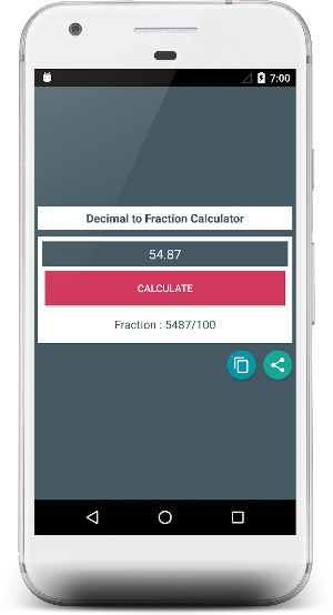 Fraction to Decimal, Percent and Vice Versa Screenshot 3