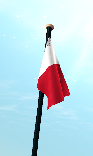 Malta Flag 3D Live Wallpaper Screenshot 2