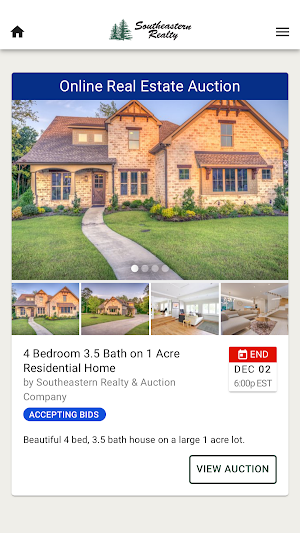 Southeastern Realty & Auction Screenshot 0