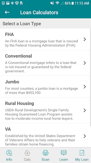 Partners Mortgage Screenshot 2