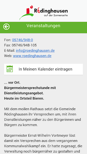Gemeinde Rödinghausen Screenshot 1