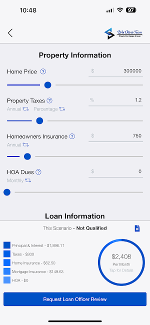 Steele Mortgage Screenshot 1