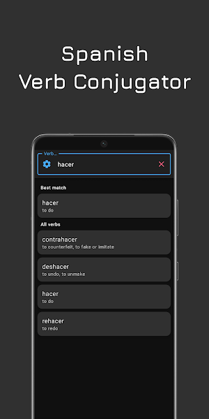 Spanish Verb Conjugator Screenshot 0