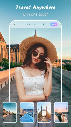 Photo editor: Travel anywhere Screenshot 0