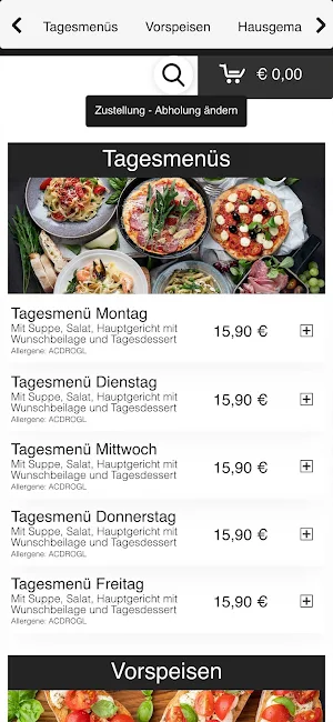 Restaurant Alla Casa Screenshot 1