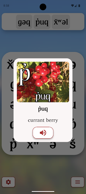 Nisqually Word Search Screenshot 2