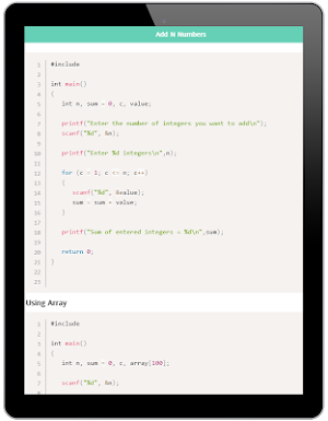 C Programming Code Screenshot 2