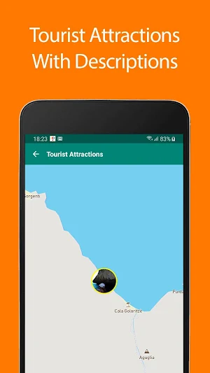 Sardinia Offline Map and Travel Guide Screenshot 0