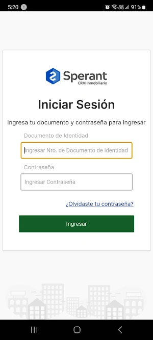 CRM Sperant - App Propietario Screenshot 1