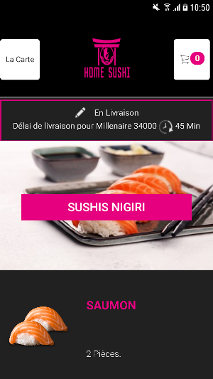 HOME SUSHI Screenshot 2