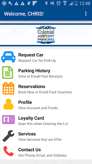 Colonial Airport Parking Screenshot 0