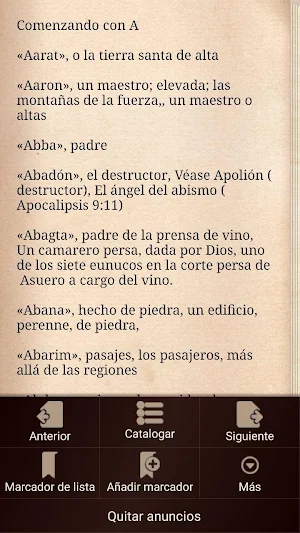 Nombres Biblicos y su Significado Screenshot 1