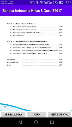 Bahasa Indonesia Kelas 8 Guru E2017 Screenshot 3