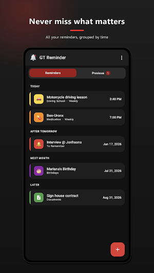 GT Reminder Screenshot 0