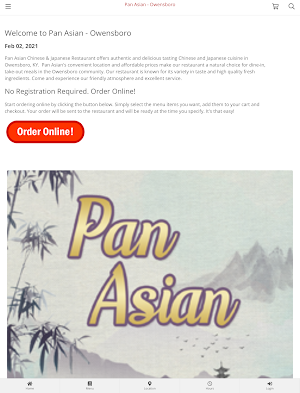 Pan Asian - Owensboro Online Ordering Screenshot 2