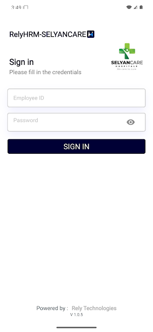 RelyHRM-SELYANCARE Screenshot 0