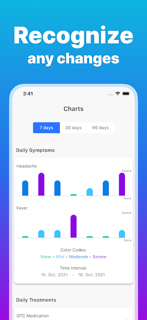 Symptom Tracker Screenshot 1