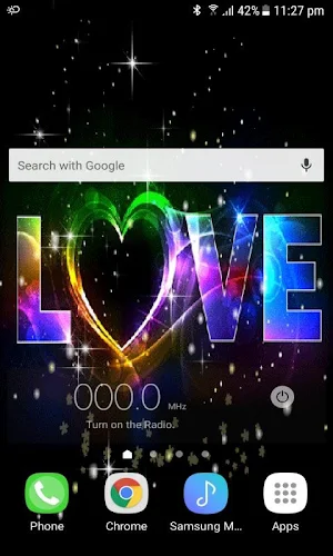 Love Shine Heart LWP Screenshot 2