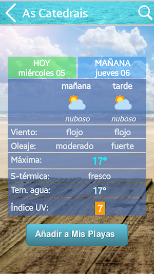 El Tiempo en la Playa Screenshot 1