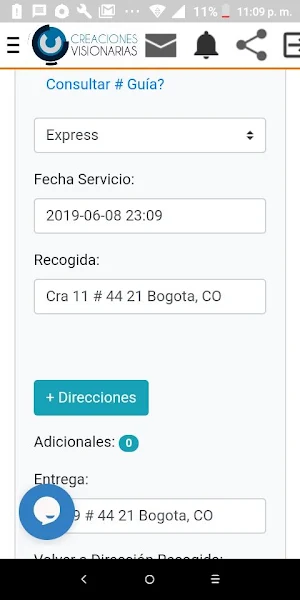 Mandados, Diligencias, Domicil Screenshot 1