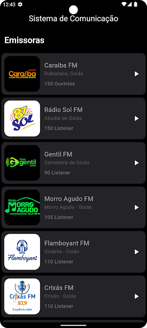 Sistema de Comunicação Screenshot 1