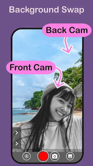 Dual Cam: Front and Back Video Screenshot 3