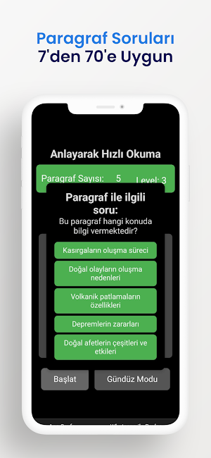 Hızlı Okuma Egzersizleri Screenshot 2