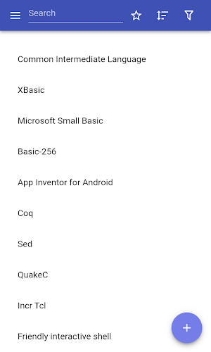 Programming languages Screenshot 0