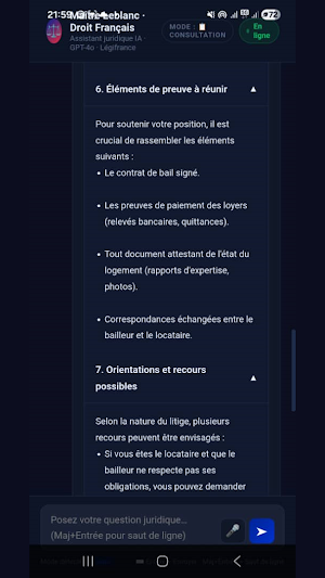 Juridique FR : droit français Screenshot 2