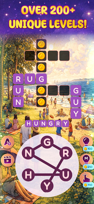 Word Watcher - Crossword Games Screenshot 1