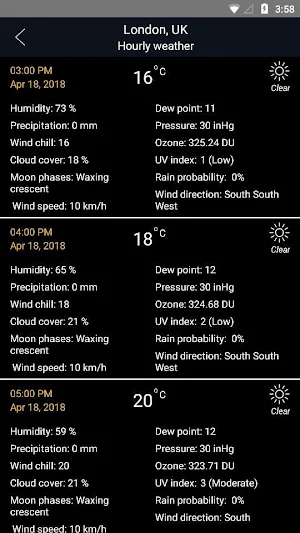 weather forecast Screenshot 2