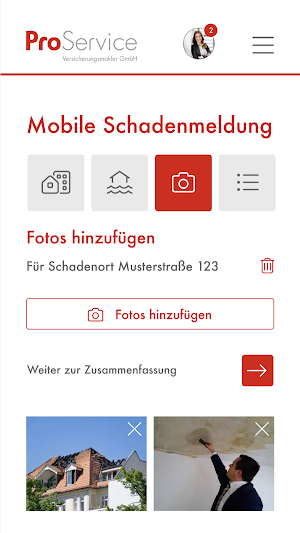 ProService – SchadenApp Screenshot 3