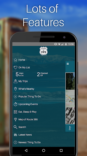 Route 395 Guide Screenshot 0