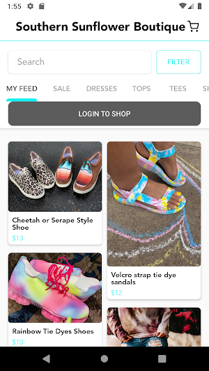 Southern Sunflower Boutique Screenshot 1