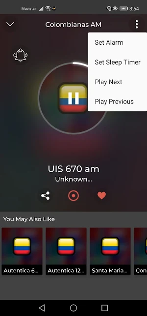 Colombian AM Radio Stations Screenshot 2