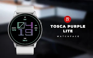 Tosca Purple Lite Watch Face Screenshot 0