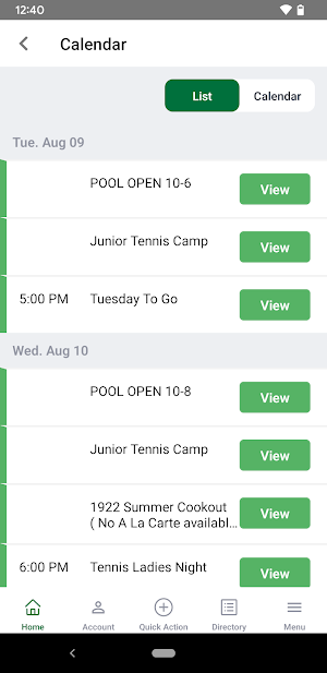 Benvenue Country Club Screenshot 2