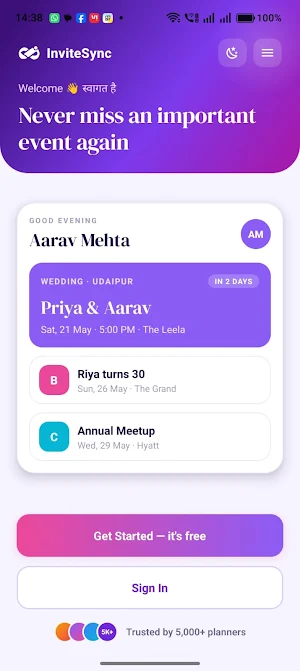 InviteSync Screenshot 0