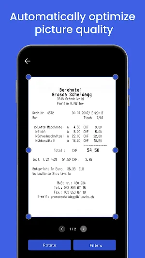 X Cam Scanner, PDF scanner Screenshot 3