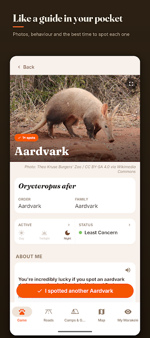 Marakele Safari: Map & Guide Screenshot 2