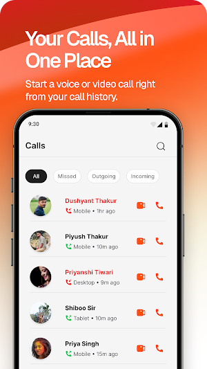 Call status Screenshot 3