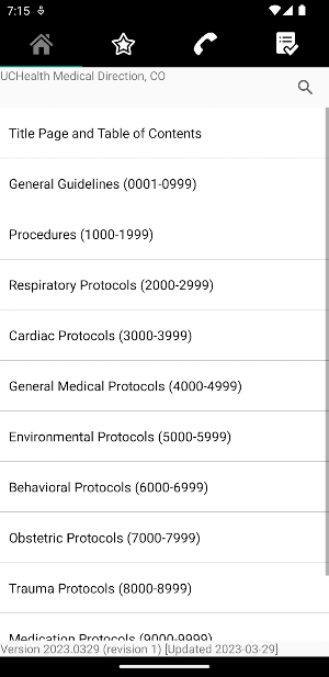UCHealth DEM IMD Protocols screenshot 3