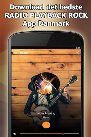 Radio PLAYBACK ROCK Online Gratis Danmark Screenshot 1